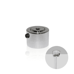 Fixador Cromado de Cabo de Aço No Piso E Teto Para Prateleiras Sc130 Rometal