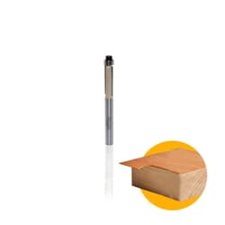 Fresa Tupia Manual Haste 6mm Corte 1/4 Com Rolamento