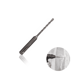 Broca de 8 X 110 Mm Em Metal Duro Com Encaixe Em Marteletes Sds Plus Para Concreto E Parede Mtx