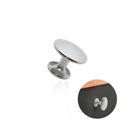 Puxador Para Portas E Gavetas 25mm Redondo Cromado