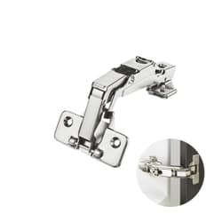 Dobradiça Reta de 35 Mm 165 Graus Com Amortecedor Clip On Hd