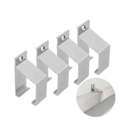 Suporte Para Trilho de Porta de Correr 35 X 35 Mm Natural 4 Peças