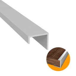 Perfil Testeria Em Inox Polido de Encaixe de 18 Mm Rm124 Rometal