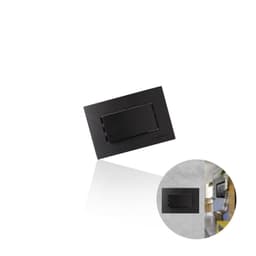 Interruptor Paralelo Simples Preto Para Embutir 1 Tecla de 10a 250v Nuze