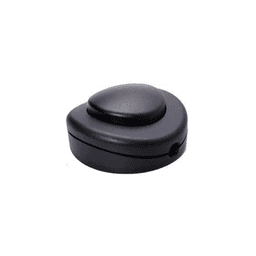 Botão Redondo Interruptor Preto de Pé Para Piso Luminárias Abajures Led Nuze