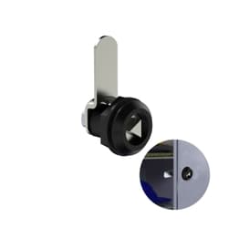 Fecho Lingueta Com Dobra 2 X 45 Mm Tambor Preto Para Chave Triângulo