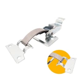 Fecho de Ação Rápida Grande Mola Chapa, Engate Vazado E Base Fixa 122 Mm