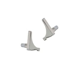 Ponteira Para Puxador Na Cor Cromado de 18 Mm Pe250 Rometal