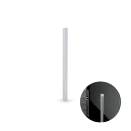 Puxador Slim de 48cm Em Cromo Acetinado Para Porta de Vidro Rometal