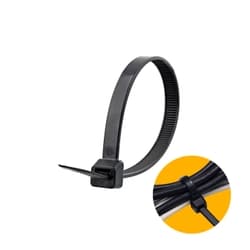 Abraçadeira Nylon Preto 3,6 X 150 Mm Pacote Com 100