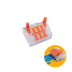 Conector Cristal Para Isolamento Pc625 5 Pólos - Pacote Com 4 Pcs