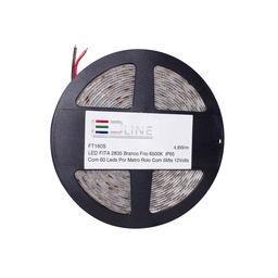 Fita de Led 2835 Com Silicone 6000k Branco Frio Com 5 Metros 60led/m Ip65 Led Line