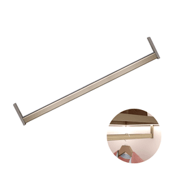 Cabideiro de Led Editável de 470 A 850 Mm Em Inox Fosco Com Sensor Presença 6000k Branco Frio Led Line