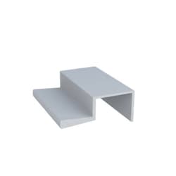 Perfil Puxador Na Cor Alumínio Anodizado de 15 Mm Rm126 Rometal