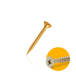 Parafuso Mk 4,0 X 16 Mm Chipboard Cabeça Chata Cx 1000