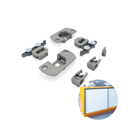 Kit Sistema Multi Basic Para Porta de Balcão E Aéreo Para 2 Portas Rometal