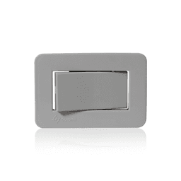 Interruptor Paralelo Simples Cinza Easy Instal Para Embutir 1 Tecla de 6a 250v Guidini