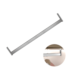 Cabideiro de Led Editável de 850 A 1200 Mm Em Alumínio Anodizado Com Sensor Presença 3000k Branco Quente Led Line