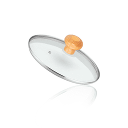 Tampa Redonda de Vidro Temperado de 29 Cm Panela E Frigideira Mk