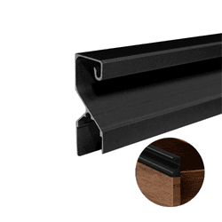 Perfil Puxador Preto Para Mdf de 15mm 0257 Dmt